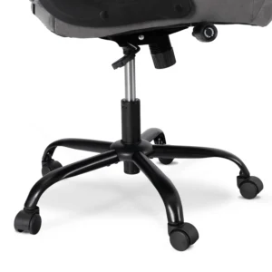 product-3762-9 Fotoliu pivotant COMFORT din velur gri — MOBILA