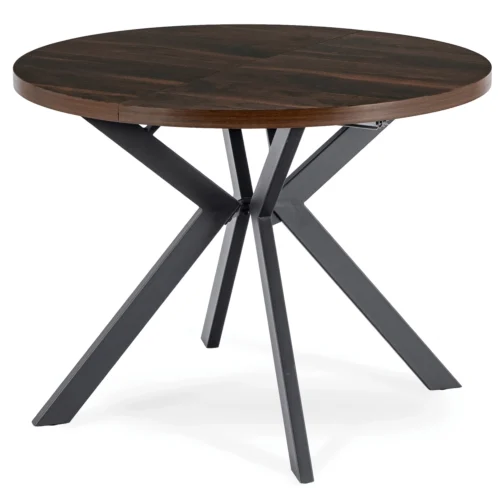 Masă extensibilă LUKAS 100-250 cm Nuc/Negru