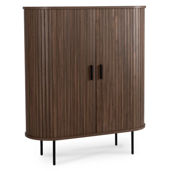 product-3772-0 Comodă cu două uși TRISH 100 cm Nuc — Comode