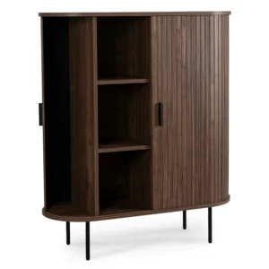 product-3772-1 Comodă cu două uși TRISH 100 cm Nuc — Comode