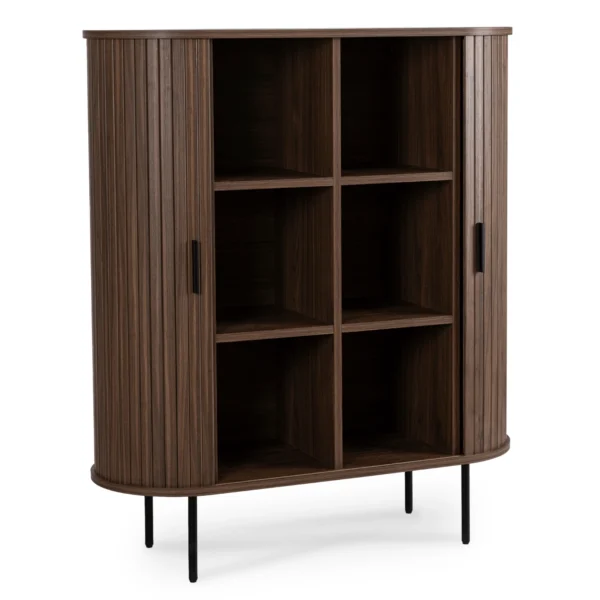 product-3772-2 Comodă cu două uși TRISH 100 cm Nuc — Comode
