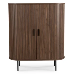 product-3772-3 Comodă cu două uși TRISH 100 cm Nuc — Comode