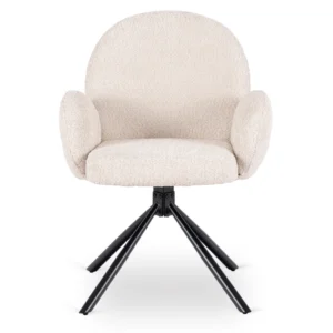 Scaun pivotant MUSSO Bej Boucle