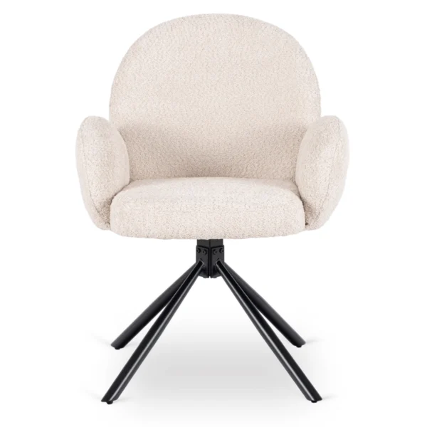 Scaun pivotant MUSSO Bej Boucle