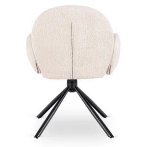 Scaun pivotant MUSSO Bej Boucle