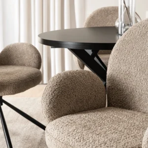 Scaun pivotant MUSSO maro Boucle