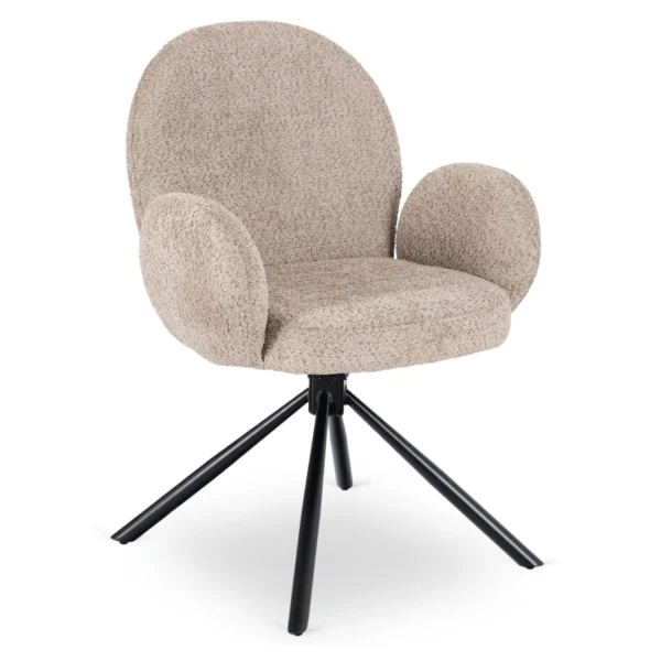 Scaun pivotant MUSSO maro Boucle