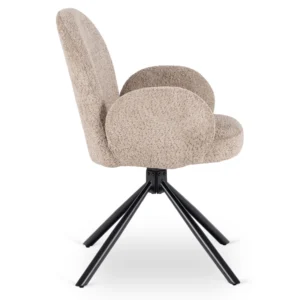 Scaun pivotant MUSSO maro Boucle