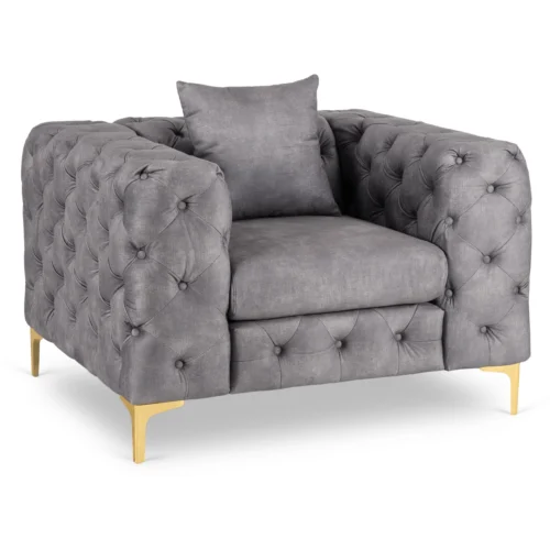 product-3783-0 SORRENTO 1S Fotoliu Velur Gri