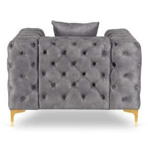 product-3783-4 SORRENTO 1S Fotoliu Velur Gri