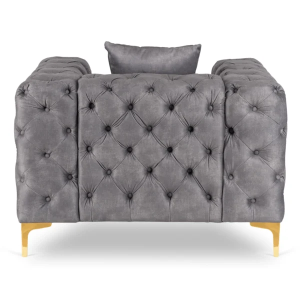 product-3783-4 SORRENTO 1S Fotoliu Velur Gri