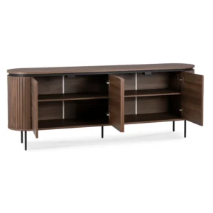 product-3792-1 BECK 200 cm Comodă cu patru uși Nuc — Comode