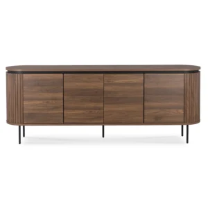 product-3792-2 BECK 200 cm Comodă cu patru uși Nuc — Comode