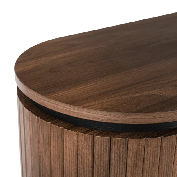 product-3792-3 BECK 200 cm Comodă cu patru uși Nuc — Comode