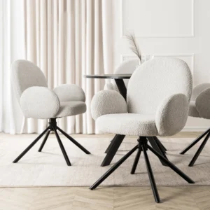 MUSSO Gri Boucle Scaun pivotant — MOBILA