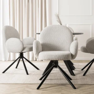 MUSSO Gri Boucle Scaun pivotant — MOBILA