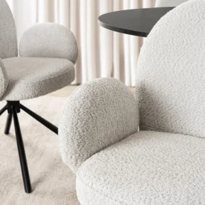 MUSSO Gri Boucle Scaun pivotant — MOBILA