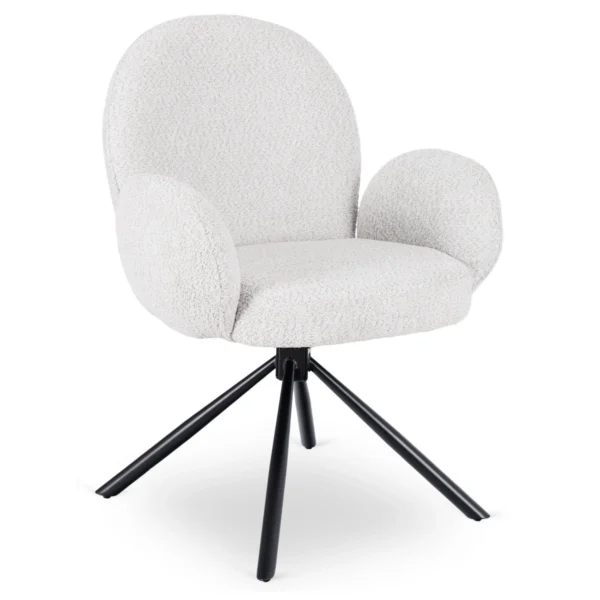 MUSSO Gri Boucle Scaun pivotant — MOBILA