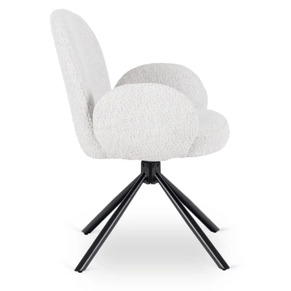 MUSSO Gri Boucle Scaun pivotant — MOBILA