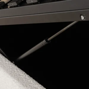 Pat ROSSO 160x200 cu spațiu de depozitare Cream Boucle