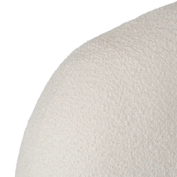 Pat ROSSO 160x200 cu spațiu de depozitare Cream Boucle