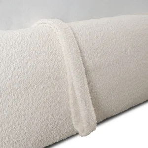 Pat ROSSO 160x200 cu spațiu de depozitare Cream Boucle