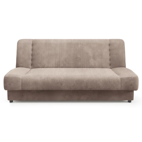 Canapea extensibilă din catifea bej PIANO