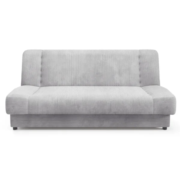 Canapea extensibilă PIANO din catifea gri