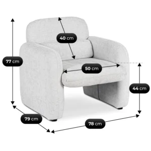 product-3800-6 TOGO Leisure fotoliu gri — Fotolii de relaxare