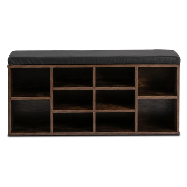 Dulap pentru pantofi AXEL 104 cm Stejar rustic/negru — Dulapuri și lăzi pentru pantofi