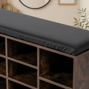 Dulap pentru pantofi AXEL 104 cm Stejar rustic/negru — Dulapuri și lăzi pentru pantofi