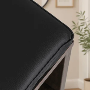 Dulap pentru pantofi AXEL 104 cm Stejar rustic/negru — Dulapuri și lăzi pentru pantofi