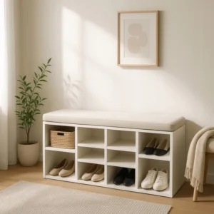 Dulap pentru pantofi AXEL104 cm Alb — Dulapuri și lăzi pentru pantofi