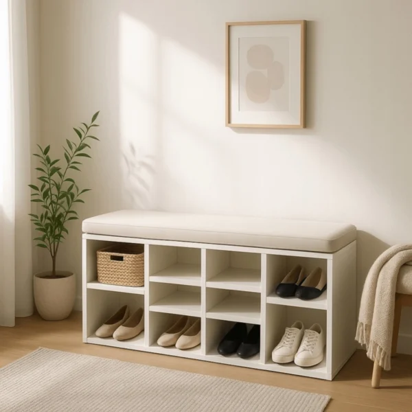 Dulap pentru pantofi AXEL104 cm Alb — Dulapuri și lăzi pentru pantofi