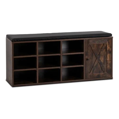 Dulap pentru pantofi ARYA, 110 cm, stejar rustic