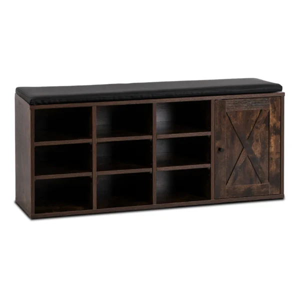 ARYA dulap pentru pantofi 110 cm Stejar rustic — Dulapuri și lăzi pentru pantofi