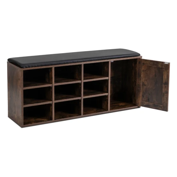 ARYA dulap pentru pantofi 110 cm Stejar rustic — Dulapuri și lăzi pentru pantofi