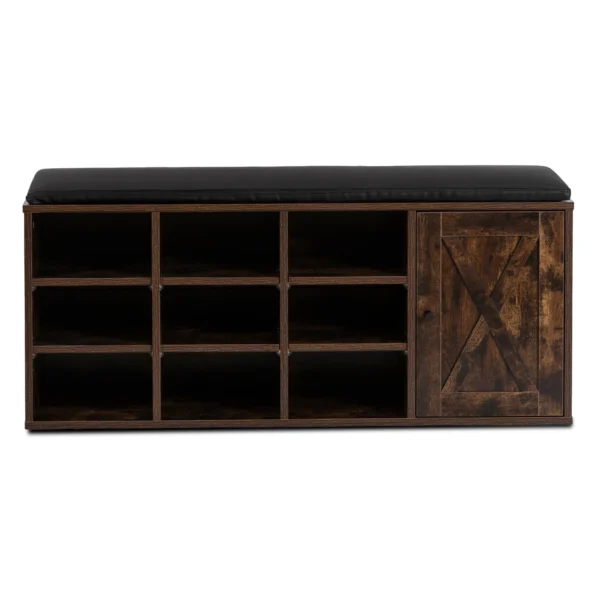 ARYA dulap pentru pantofi 110 cm Stejar rustic — Dulapuri și lăzi pentru pantofi