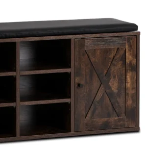 ARYA dulap pentru pantofi 110 cm Stejar rustic — Dulapuri și lăzi pentru pantofi