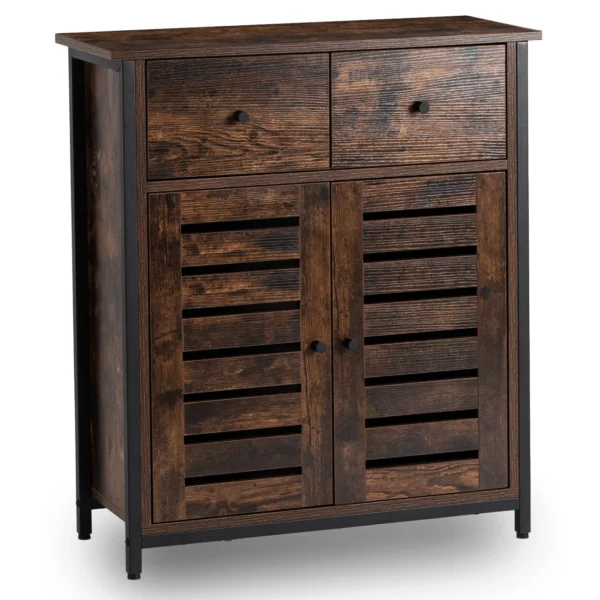 Dulap pentru pantofi AMAYA 70 cm Stejar rustic — Dulapuri și lăzi pentru pantofi