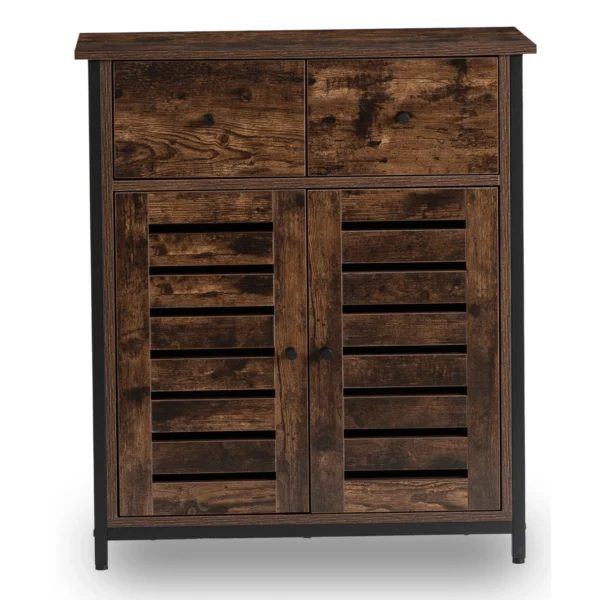 Dulap pentru pantofi AMAYA 70 cm Stejar rustic — Dulapuri și lăzi pentru pantofi