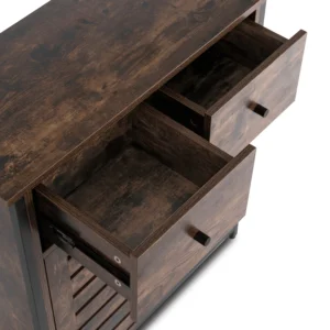 Dulap pentru pantofi AMAYA 70 cm Stejar rustic — Dulapuri și lăzi pentru pantofi