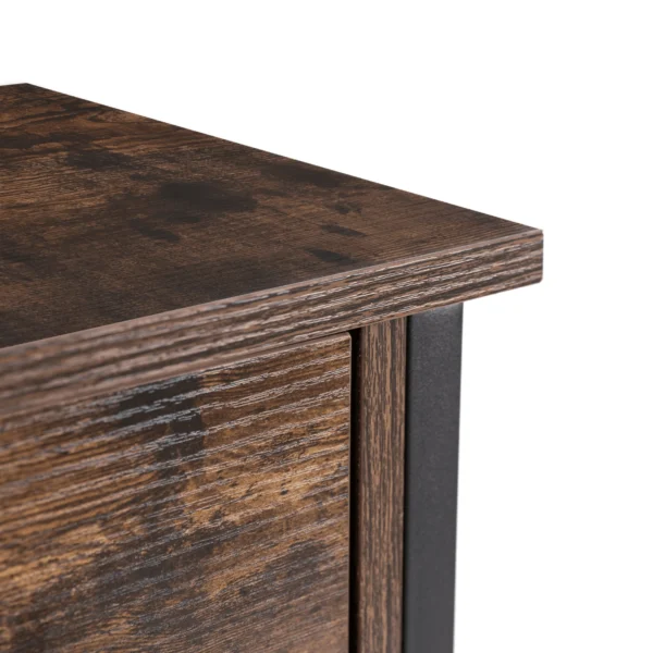 Dulap pentru pantofi AMAYA 70 cm Stejar rustic — Dulapuri și lăzi pentru pantofi