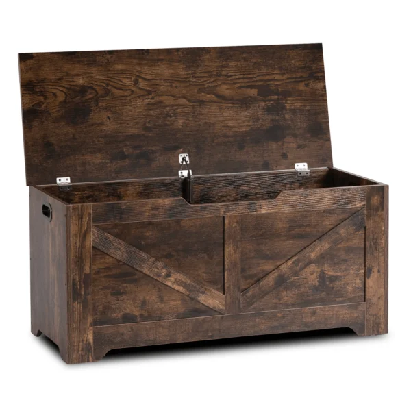 Cufăr cu funcție de șezut/Shoe Cabinet MARGOT 100 cm Stejar rustic — Dulapuri și lăzi pentru pantofi