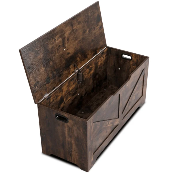 Cufăr cu funcție de șezut/Shoe Cabinet MARGOT 100 cm Stejar rustic — Dulapuri și lăzi pentru pantofi