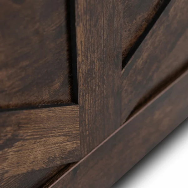 Cufăr cu funcție de șezut/Shoe Cabinet MARGOT 100 cm Stejar rustic — Dulapuri și lăzi pentru pantofi