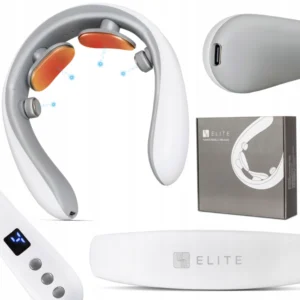 ME-NM03 Aparat de masaj pentru gât cu funcție de încălzire, alb/gri