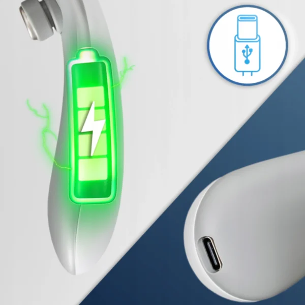 ME-NM03 Aparat de masaj pentru gât cu funcție de încălzire, alb/gri