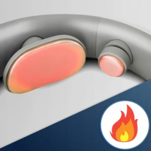 ME-NM03 Aparat de masaj pentru gât cu funcție de încălzire, alb/gri