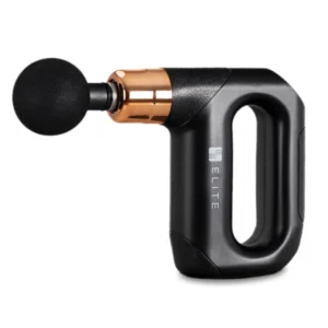 Pistol de masaj ME-MG05 cu 3 capete interschimbabile, negru